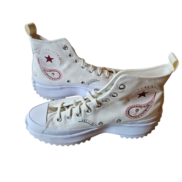 Converse Run Star Hike Platform Crafted Hi Top Sneaker Womens NEW - Picture 3 of 7